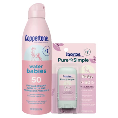 Copperspoon Baby Mineral Sunscreen Lotion SPF 50 3oz Bottle
