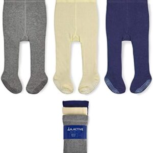 Cream glitter tights for babies.