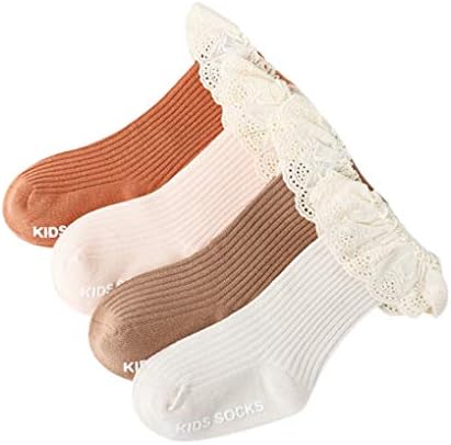 Cream long socks for babies. - Image 7