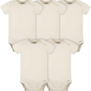 Cream onesie for babies.