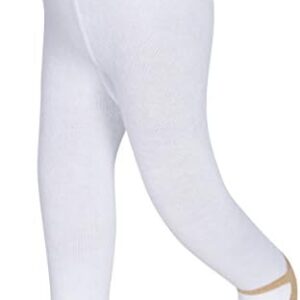 Cream tights for babies.