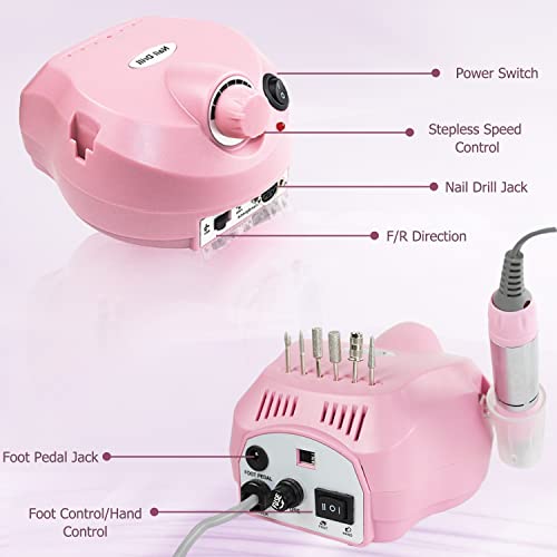 Rechargeable Electric Pedicure Set Professional Nail Care with Multiple Attachments - Image 4