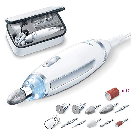 Electric pedicure set for professional use.