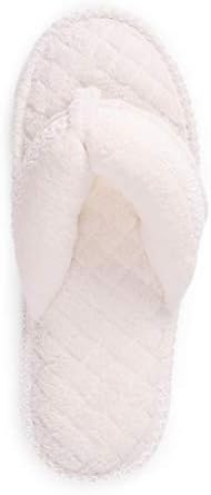 Elizabeth Arden Women's White Slippers Medium Size Comfortable Footwear Everyday - Image 5