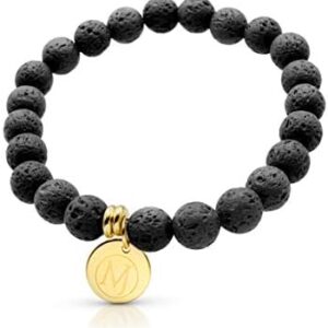 Aromatherapy Gemstone Bracelet for Relaxation and Wellness, 10mm Stone Size