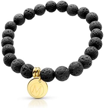 Aromatherapy Gemstone Bracelet for Relaxation and Wellness, 10mm Stone Size