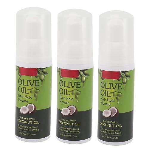 Frizz-fighting mousse for smooth, sleek hair.