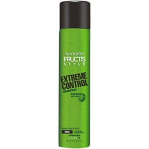 Frizz-fighting spray by Garnier Fructis.