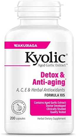 Anti-Aging Garlic Supplement for Enhanced Vitality 60 Capsules