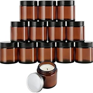 Luxury 8oz Glass Jars for Body Cream and Cosmetics Storage