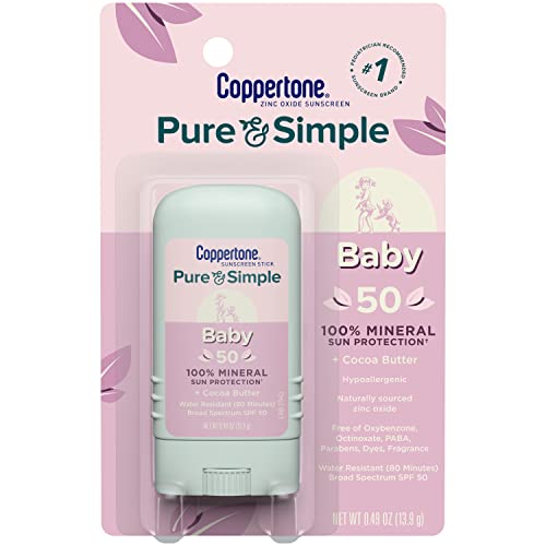 Infant sunscreen for under 6 months.
