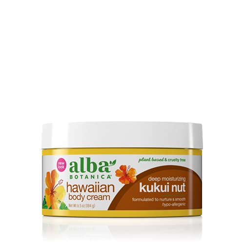 Alba Botanica 100% Natural Very Emollient Original Unscented Body Cream 8 oz