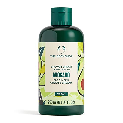 Moisturizing body cream by The Body Shop.