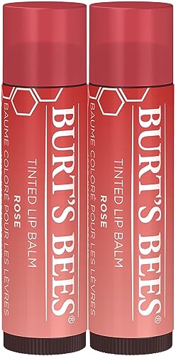 Moisturizing lip balm with fresh petal scent.