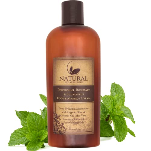 Nourishing Foot Cream for Dry, Cracked Skin Relief - 4oz Jar