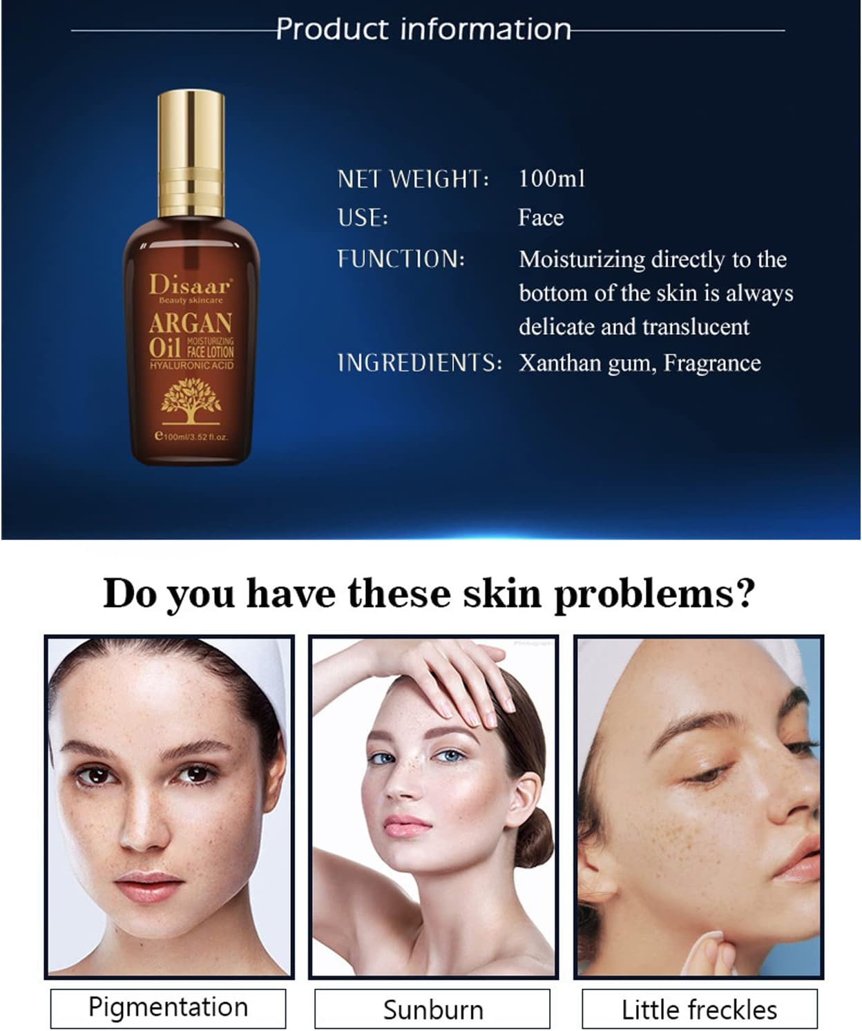 Nourishing Argan Oil Face Lotion 8 oz Hydrating Moisturizer for All Skin Types - Image 5