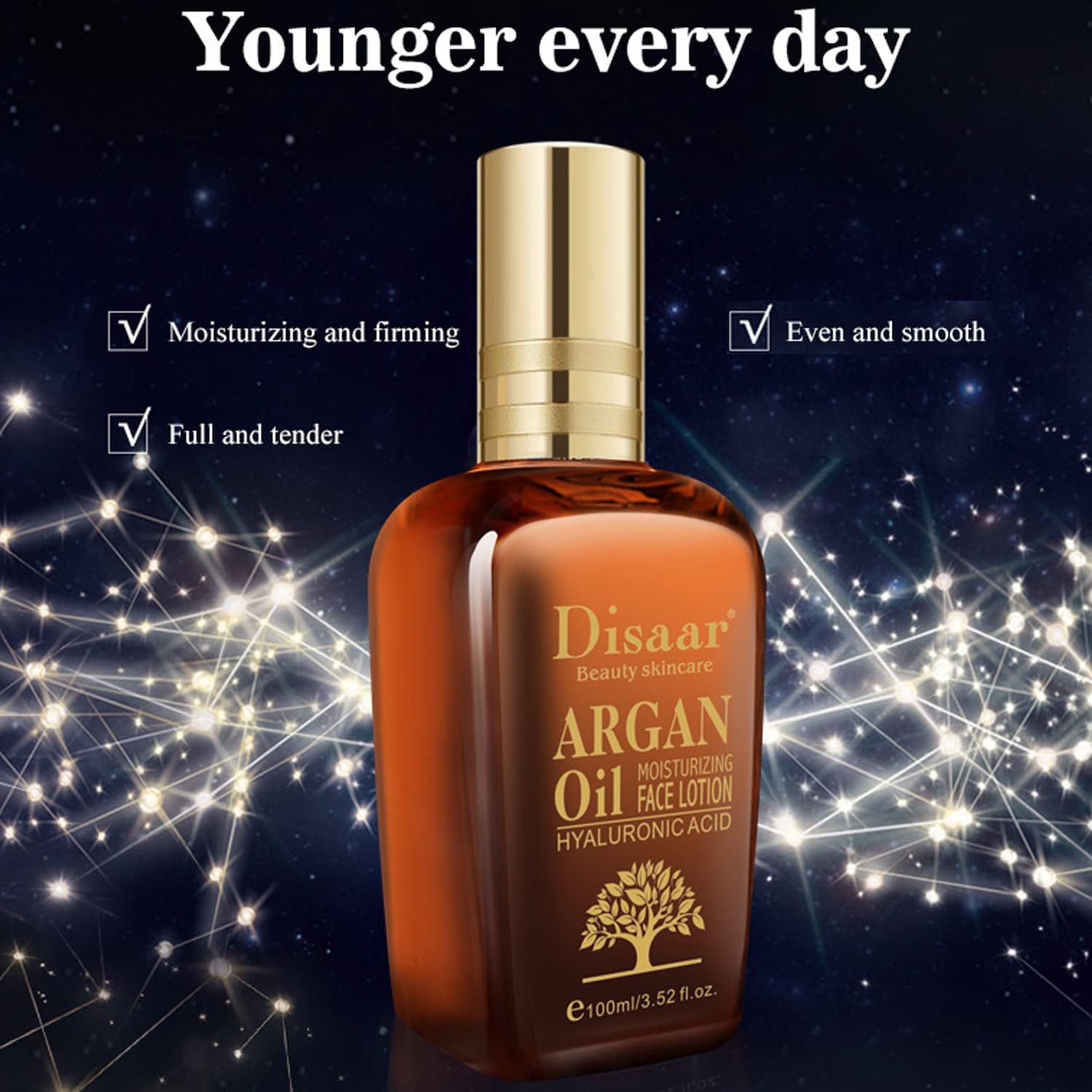 Nourishing Argan Oil Face Lotion 8 oz Hydrating Moisturizer for All Skin Types - Image 3