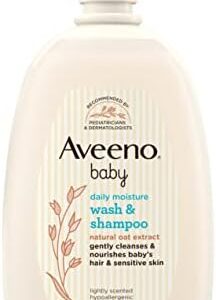 Gentle Organic Baby Bath Wash for Sensitive Skin 8 oz