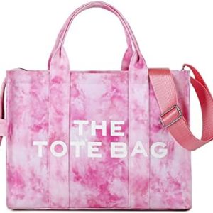 Pink Elizabeth Arden tote bag.