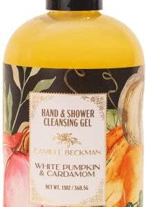 Pumpkin scented shower gel for a festive cleanse.