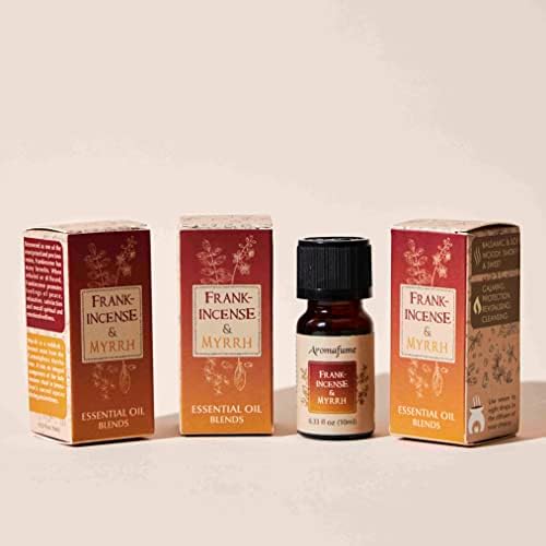 Pure Frankincense Essential Oil Blend for Diffusers, 10ml Aromatherapy Bottle