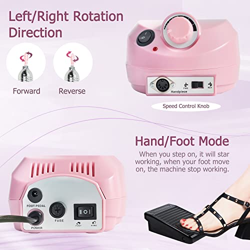 Rechargeable Electric Pedicure Set Professional Nail Care with Multiple Attachments - Image 3