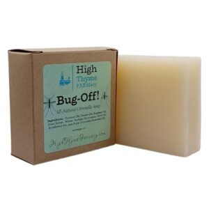 Repels mosquitoes in the shower.