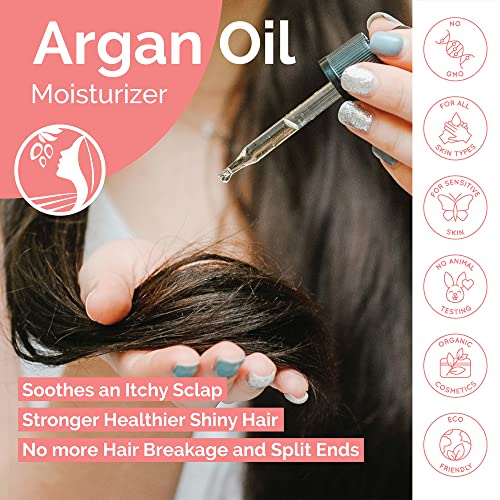 Luxurious Rose-Infused Argan Oil 100ml for Radiant Skin and Nourished Hair - Image 4