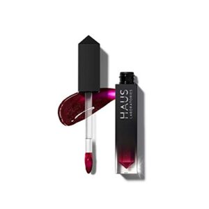 Short Clinique Black Honey Swatch: Deep berry tinted lip balm.