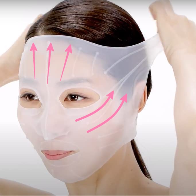 Silicone mask reduces wrinkles.