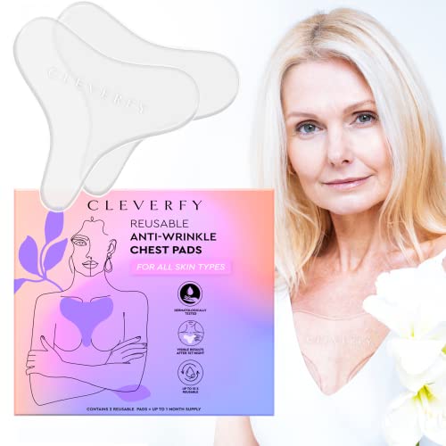 Silicone pads for reducing wrinkles.