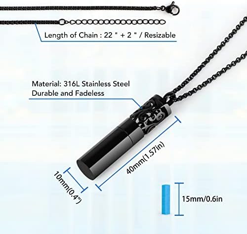 Stainless Steel Aromatherapy Diffuser Necklace with Adjustable Chain, Large Capacity - Image 8