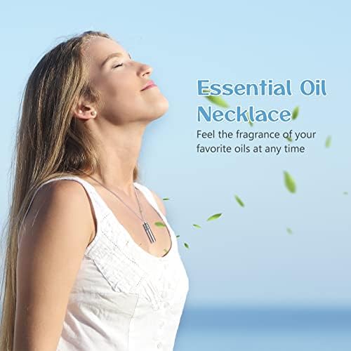 Stainless Steel Aromatherapy Diffuser Necklace with Adjustable Chain, Large Capacity - Image 4