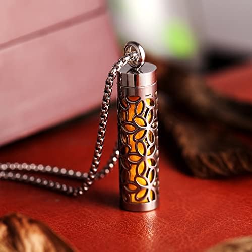 Stainless Steel Oil Diffuser Necklace - Image 6