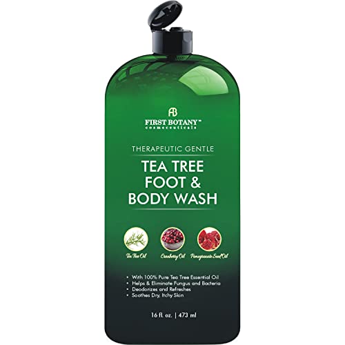 Body Essence Tea Tree Oil Body Wash 16 oz Gentle Refreshing Cleanse