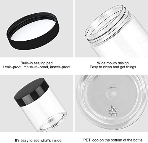Wholesale 8 oz Glass Jars for Body Scrubs and Cosmetics - Image 3