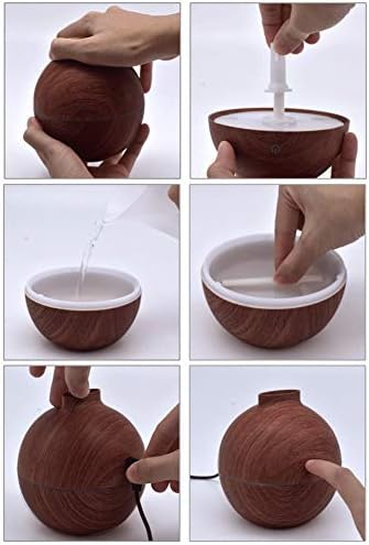 Wood Grain Aromatherapy Humidifier 130ml - Image 5