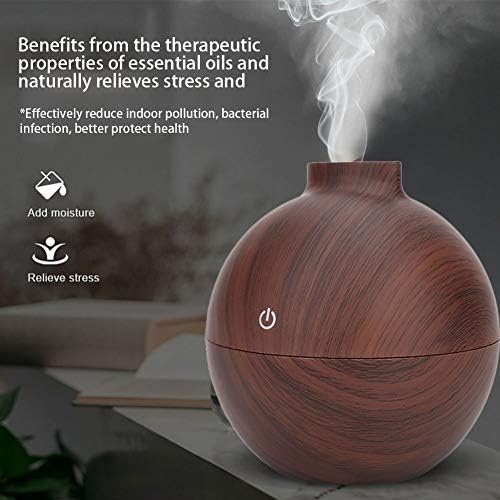 Wood Grain Aromatherapy Humidifier 130ml - Image 2