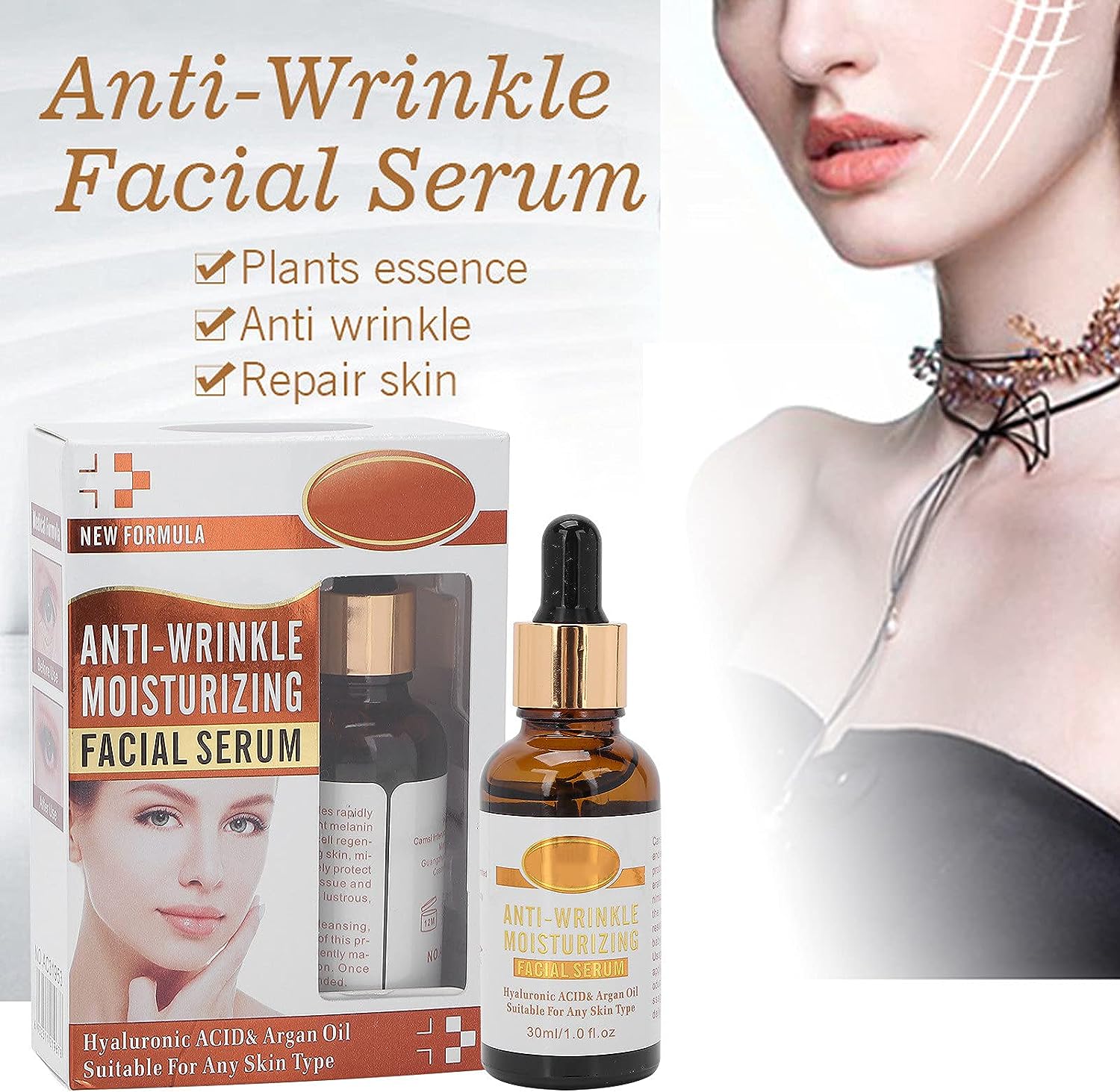 Wrinkle-fighting facial serum with moisturizing benefits. - Image 2