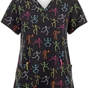 Women's Wrinkle-Free Nursing Scrubs, Comfortable Fit, Easy Care Fabric, Medium Size