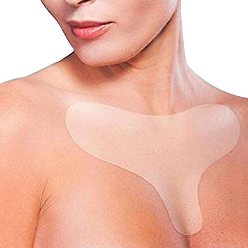Wrinkle-reducing pads for chest wrinkles.