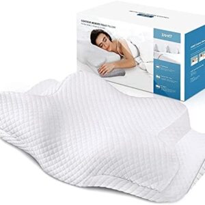 Wrinkle-Reducing Pillow with Soft Hypoallergenic Cover and Supportive Design for Comfort