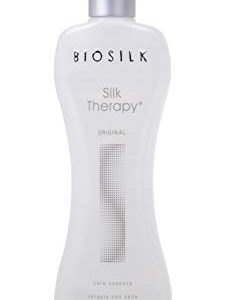 Silk-infused serum tames frizz for smooth, shiny hair.