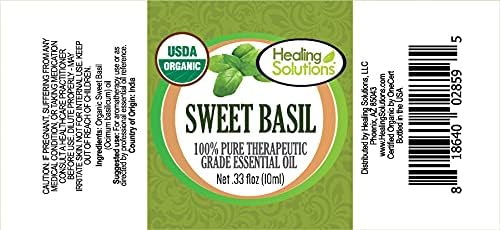 Basil Essential Oil Aromatherapy Blend for Diffusers - 10ml Bottle - Image 2
