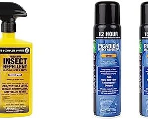 Repellent body cream keeps insects away.
