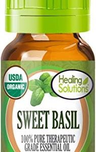 Basil Essential Oil Aromatherapy Blend for Diffusers - 10ml Bottle