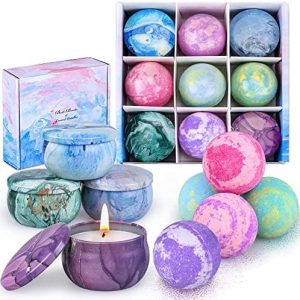 Aroma Bath Salts Gift Set Unique Balloon Theme Relaxation Treat
