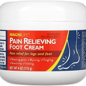 Soothe foot pain with Biofreeze cream.