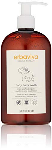 Erbaviva Natural Baby Body Wash Gentle Cleansing Formula 8 oz