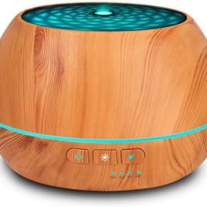 Wood Grain Zen Breeze Essential Oil Diffuser